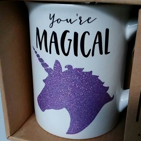 OUR NAME IS MUD | Glitter Unicorn Mug NWOT - Picture 8 of 8